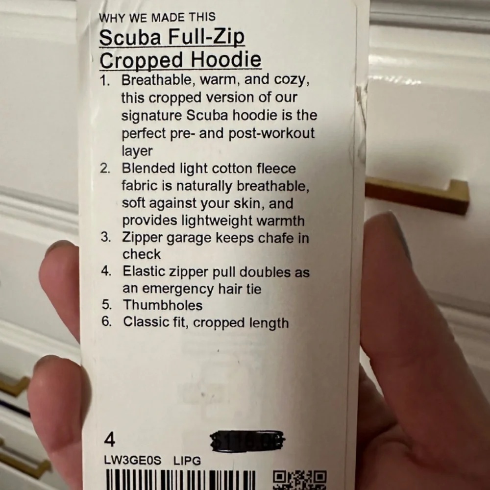 Lululemon Cropped Scuba - Picture 2 of 2